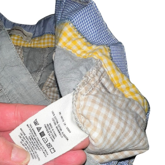 Anthropology Grey Blue Pilcro  & the Letterpress Wide-Leg Cotton Trousers no 28 - Picture 5 of 12